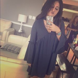 Grey long sleeve dress!